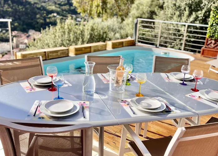 Cote D'azur Piscine Et فيلة